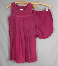 Vintage 1930s Eva S.Moore Purple Gabardine Athletic Outfit Gym Sports Uniform