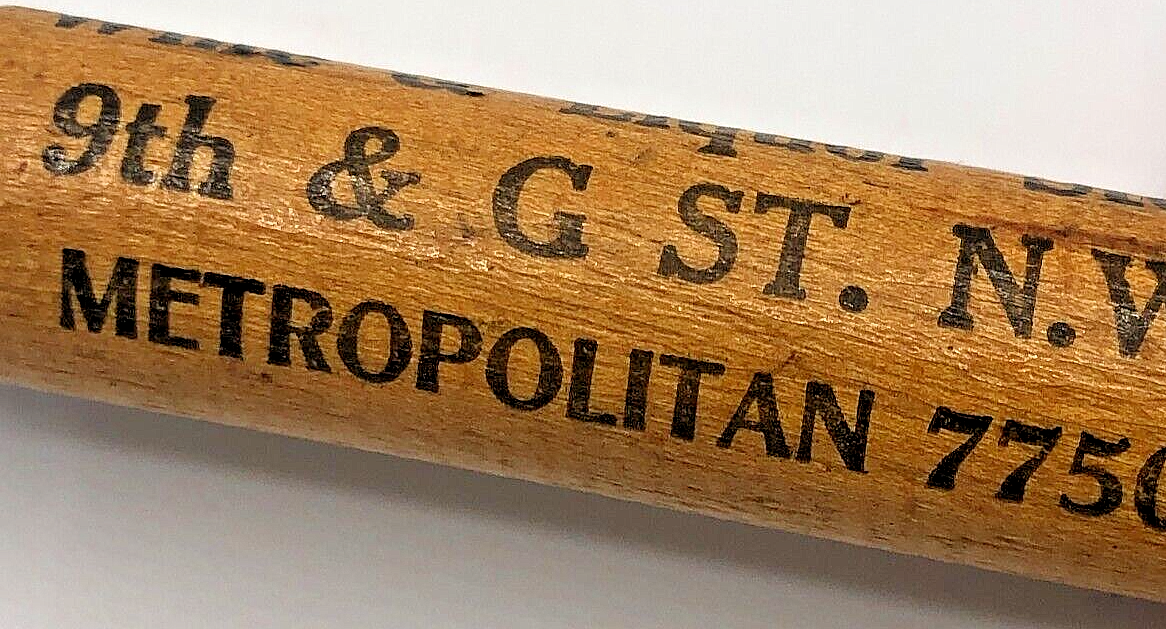 Vintage Wood Corkscrew Advertising Biron's Liquor Store Metropolitan