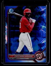 2022 Bowman Draft Sapphire Edition #BDC-64 Cristhian Vaquero
