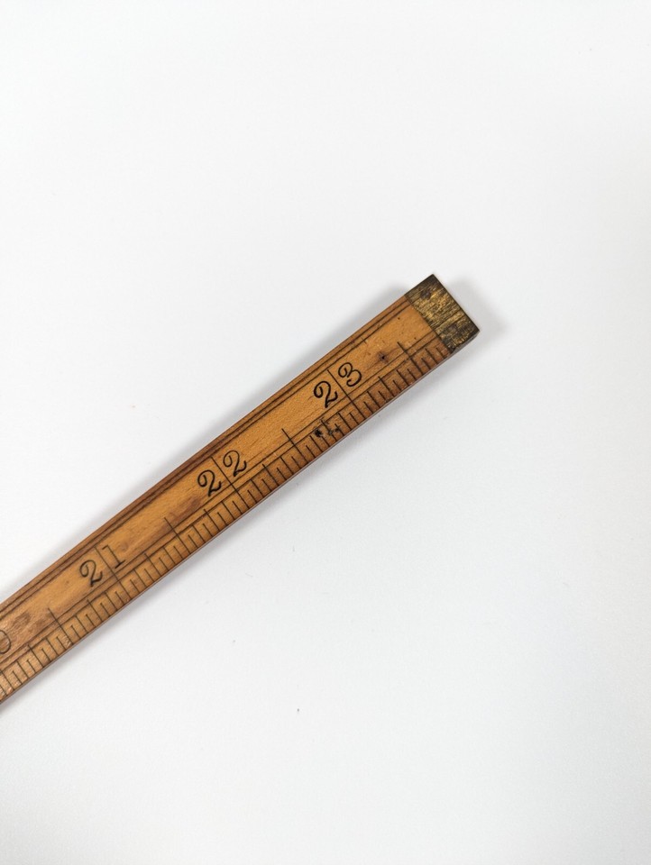 G Fold Ruler Antique Edward Preston & Sons 2ft Folding Boxwood Ruler No 3109 Brass ...