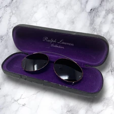 Vintage Polo Ralph Lauren Collection Purple Label Clip On Sunglasses 141 WF3