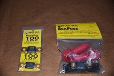 NOS Blue Sea Systems 5001 Fuse Block Mega 100-250A w/100amp fuse+spare USA made
