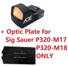 ADE RD3-009 Red Dot+Optic Mounting Plate for Sig Sauer P320-M17, M18, X5 Legion 