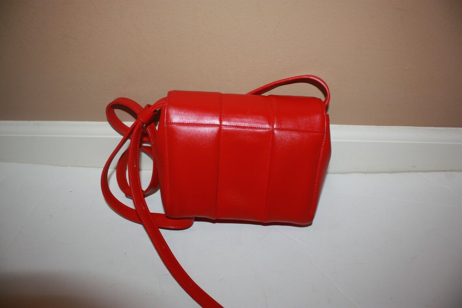 DeMellier Alexandria Handbag in Red Gorgeous Cros… - image 6