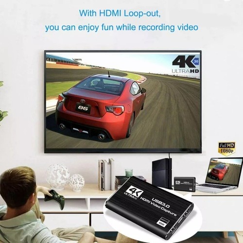 USB 3.0 Game Capture Card 4K Audio Videoaufnahmekarte HDMI Videoaufnahmegerät DE - Bild 11 von 13