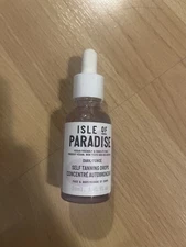 NEW Isle of Paradise Face & Body Self Tanning Drops Dark (1.01 fl oz / 30 ml)