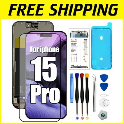 iPhone 15 Pro Screen Replacement Kit - Full HD LCD Display