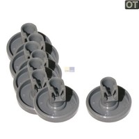 Korbrolle Electrolux 5028696500/4 FüR Unterkorb Geschirrkorb GeschirrspüLer 8Stk