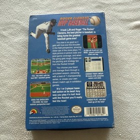 NES Roger Clemens&rsquo; MVP Baseball Complete in Box CIB *Tested* *