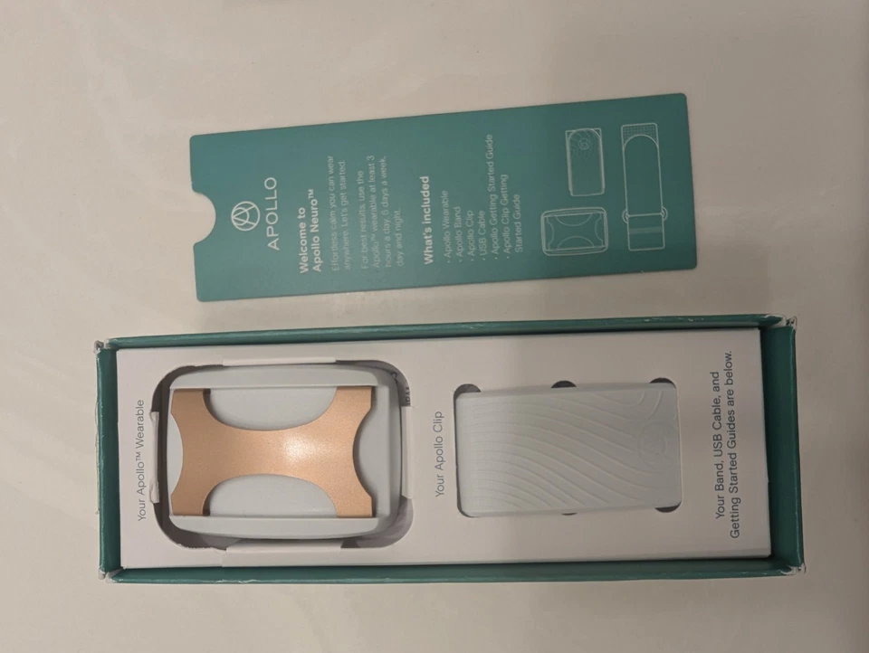 Apollo Neuro Wearable for Calm, Focus, Sleep and Recovery Support - White / Rose - Image 2 of 3