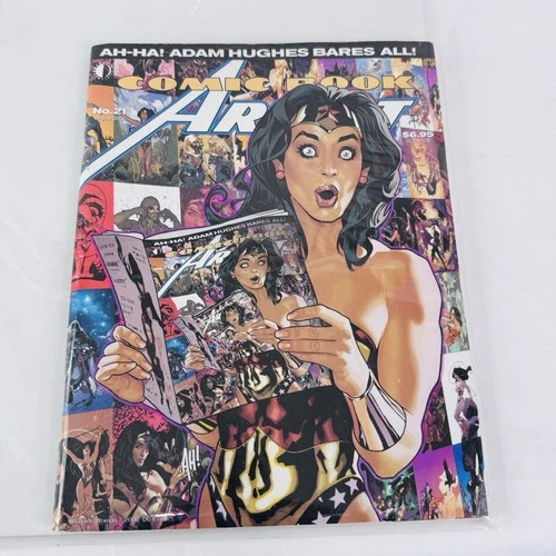 Comic Book Artist 21 Adam Hughes Wonder Woman Infinity Cover Buscema Twomorrows