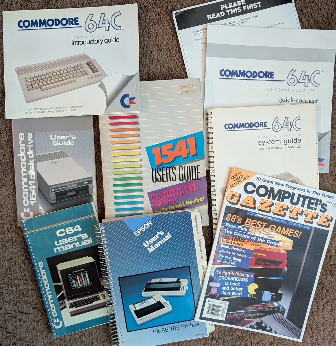 Commodore Vintage Computer User Manuals for sale - eBay