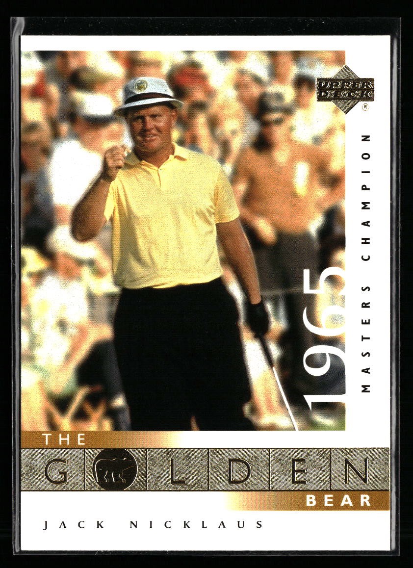 Jack Nicklaus 2001 Upper Deck #109 The Golden Bear 1965 Masters Champion