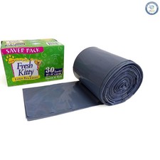 Ultimate 30 Jumbo Litter Box Liners for Cats - Thick, Scented  Easy Tie-Up