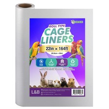 Bird Cage Liners Roll – 22 inch x 164 ft | Trim-to-Fit, Recycled Paper, No-In...