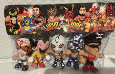 LUCHA LIBRE SET Luchadores Cabezones 3"   Action Figures Mexican Toys set #24