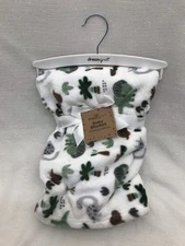 Dreamgro Boys Dinosaur Baby Blanket Security Lovey Plush Brown Green Dream Gro