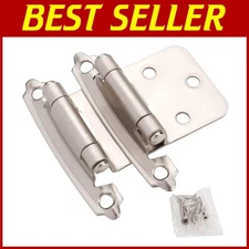Self Closing Cabinet Hinges - 1/2" Overlay - 50 Pcs
