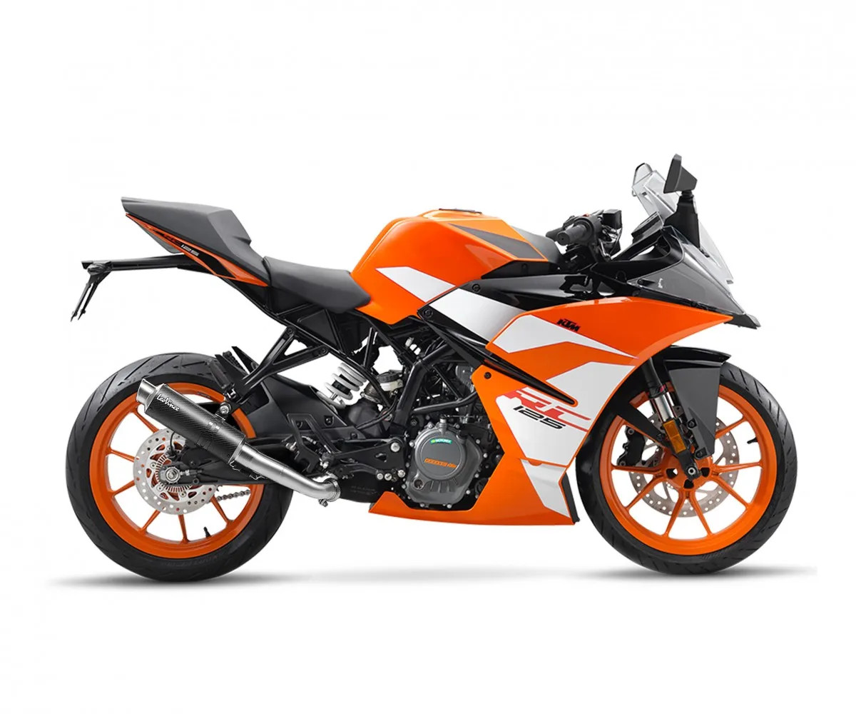 LeoVince Muffler exhaust GP CORSA MATTE EURO 4 KTM RC 125 2017 2020