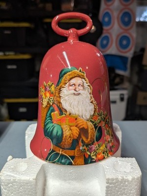 Hallmark St. Nicholas Ceramic Bell Christmas 2004 Boxed Collectible