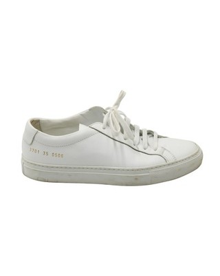 Common Projects Achilles Lace-Up Sneakers In Leather Women White Size 35