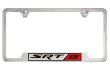 Chrome License Plate Frame For Srt8 Srt-8