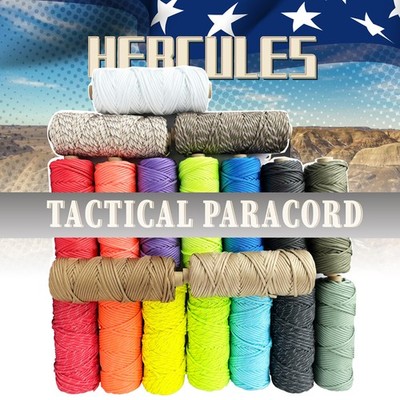 HERCULES 4 mm Paracord 550 Paracord Rope Parachute Cord 50FT to 1000FT