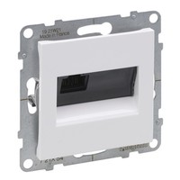 Suno Computer Doppelsteckdose RJ45 Kat 6A Utp Weiß 721154
