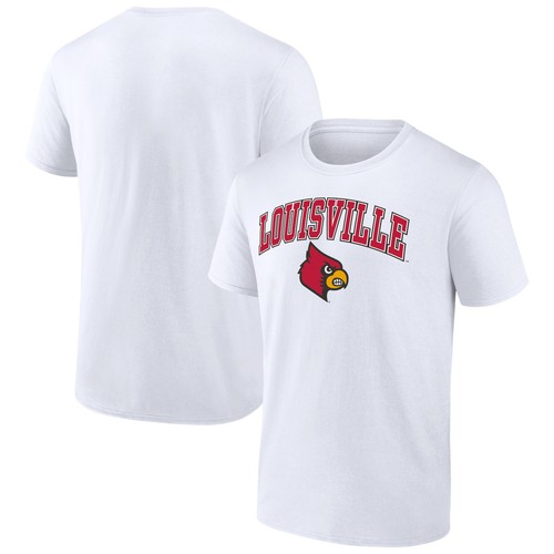 Men's White Louisville Cardinals Campus Team T-Shirt