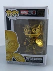 Funko POP! Marvel First 10 Years Captain America Gold #377 NOT MINT
