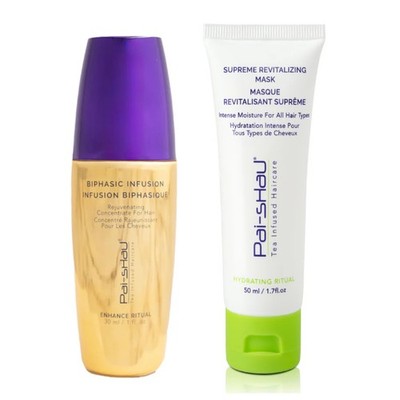 Pai-Shau Biphasic Infusion and Supreme Revitalizing Mask - Oil-Free Hair Rejuven
