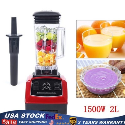 1500W High-speed Blender Smoothie Maker Quiet Industrial Commercial Power