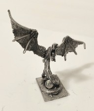 Partha Pewter Dragon Figurine 1987 PP 026 Fantasy Metal Miniature Crystal D&D