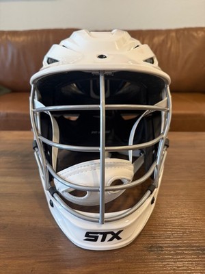 Brand new STX lacrosse helmet. Worn once, White, Size-Adult
