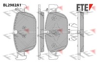 Bremsbelagsatz Scheibenbremse FTE 9011228 FüR Volvo XC60 2 246 V90 235 S90 234 3