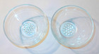 Vintage MCM Set (2) Hazel Atlas Capri Glass Hobnail Bowls Clear Glass Nut candy — photo 2
