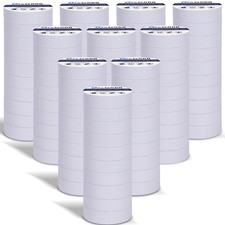 100 Rolls White Electrical Tape Bulk 3/4 Inch x 66ft, Waterproof Vinyl Electr...