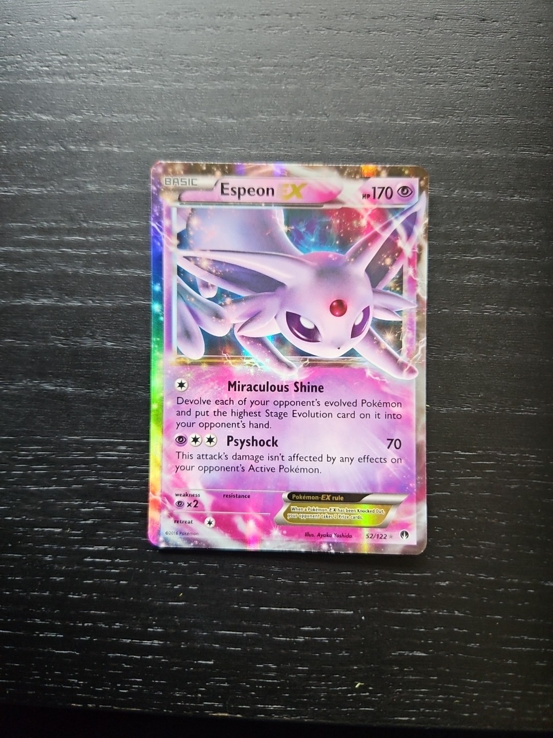 Espeon EX 52/122 | XY - BREAKpoint | Ultra Rare | NM