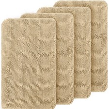 Dog Door Mat Set 4-Piece 30x20, Absorbs Moisture and Dirt, Absorbent Non-Slip...