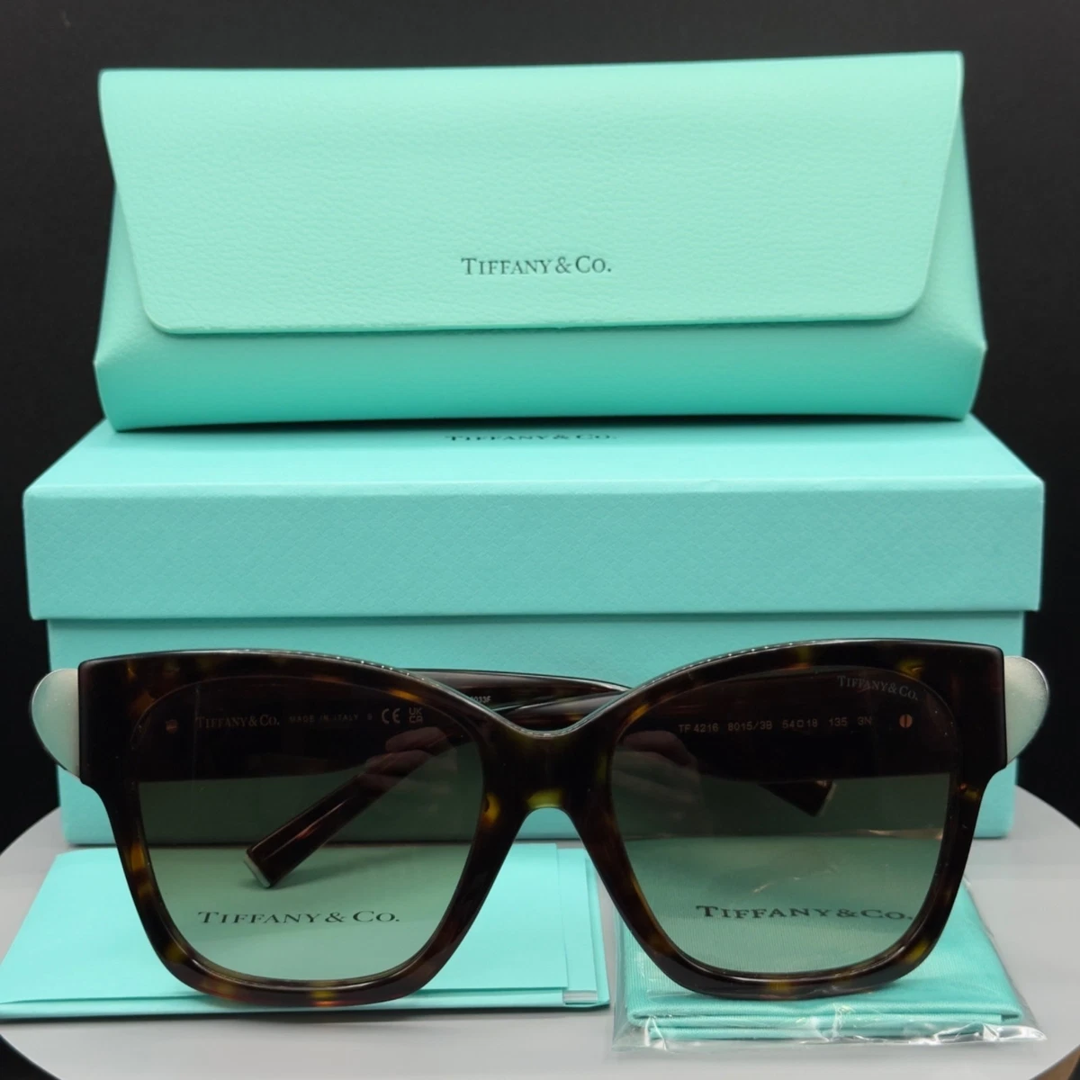 Tiffany & Co. Brown Square Sunglasses for Women for sale | eBay display picture 1