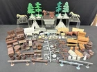Lot of Vintage Marx Wild West Western Town Playset Accessories