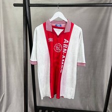 Ajax Amsterdam 1996/97 Home Shirt Umbro Size XL Vintage Football Jersey