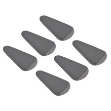6Pcs 2.9"x1.5" PU Leather Scissors Sheath Scissor Cover Protector, Grey