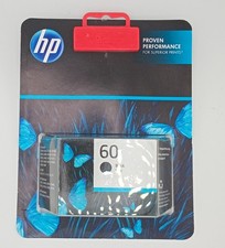 HP 60 Black Ink Cartridge NEW GENUINE EXP 4/2024