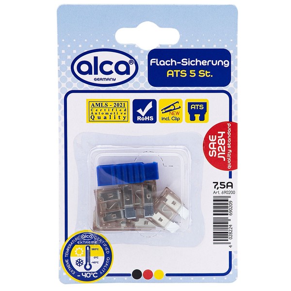alca® Flach-Sicherungen 7,5A; 5St. Blister-image