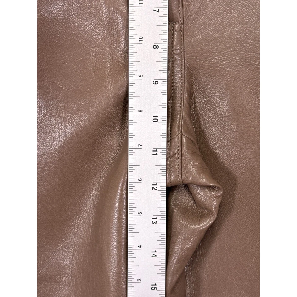 Aritzia Pants 2 Womens Wilfred Melina Vegan Leather Trouser - Image 4 of 4