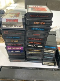 Atari CX-2600 Console With 3 Joysticks 2 Paddles AC Plug And 41 Games