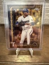 Topps Gilded Gold Mini-Diamond Refractor Kumar Rocker Rangers #55 /50 RC