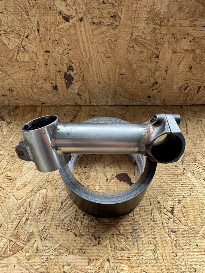 SALSA CroMOTO SUL • 1 1/8 • 26.0 • Vintage Bike Stem • RAW Steel Exposed Welds - Image 4 of 4