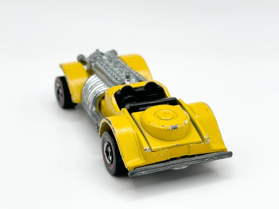 Vintage Hot Wheels Redline 1973 Darker Yellow Enamel Sweet 16 - Very Good Car! - Image 2 of 4